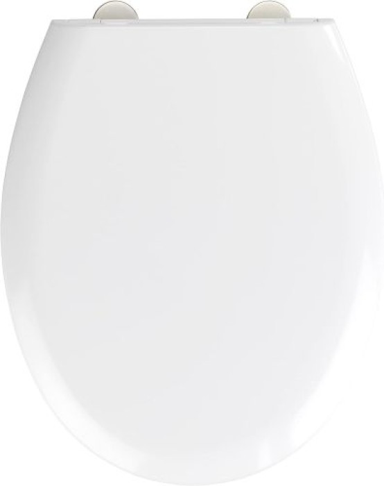 WENKO WC-Sitz Rieti Weiß Duroplast, mit Absenkautomatik, Weiß, 22882100