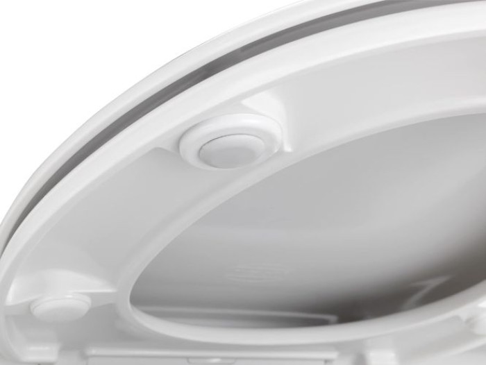 WENKO WC-Sitz Rieti Weiß Duroplast, mit Absenkautomatik, Weiß, 22882100