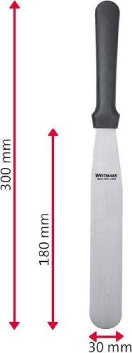 Westmark Streichpalette Master Line, 18 x 3 cm, gerade, flexibel, 31212270