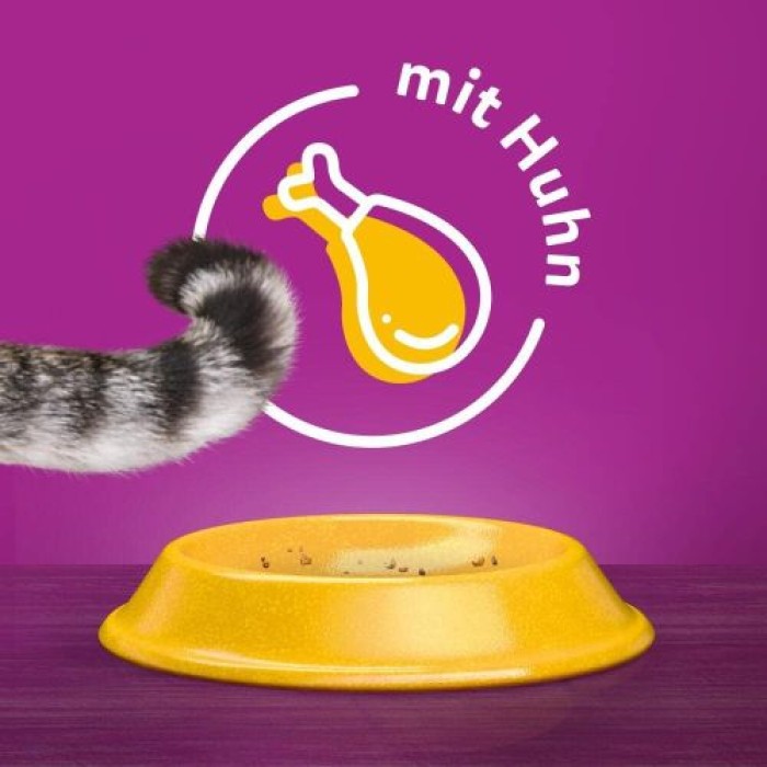 WHISKAS Trockenfutter mit Huhn, ab 1 Jahr, 7kg, 327228