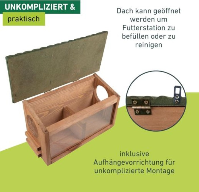Windhager Eichhörnchen Futtersilo Futterstation XL, 07728