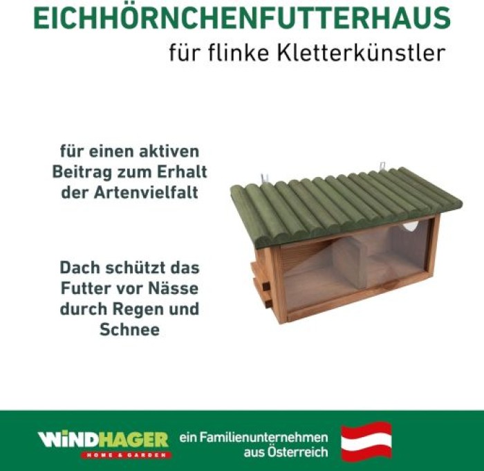 Windhager Eichhörnchen Futtersilo Futterstation XL, 07728