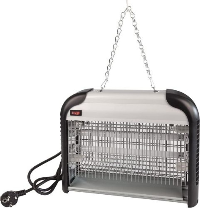 Windhager Fluginsekten Schutzlampe COMFORTABLE +, Insektenvernichter, Insektenlampe, Mückenvernichter, Mückenschutz, Gift-und chemiefrei, für 100m², 20Watt, 03529 9 x 65 x 31cm 03529