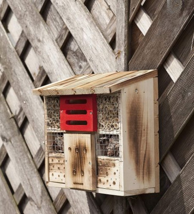 Windhager Insektenhotel ZUR LINDE braun, 13,5 x 30 x 27 cm 06991