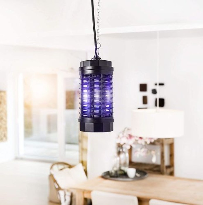 Windhager Insektenvernichter 3-STAR, UV-Lampe, gift- und chemiefrei, Schwarz, bis zu 20m², 03506