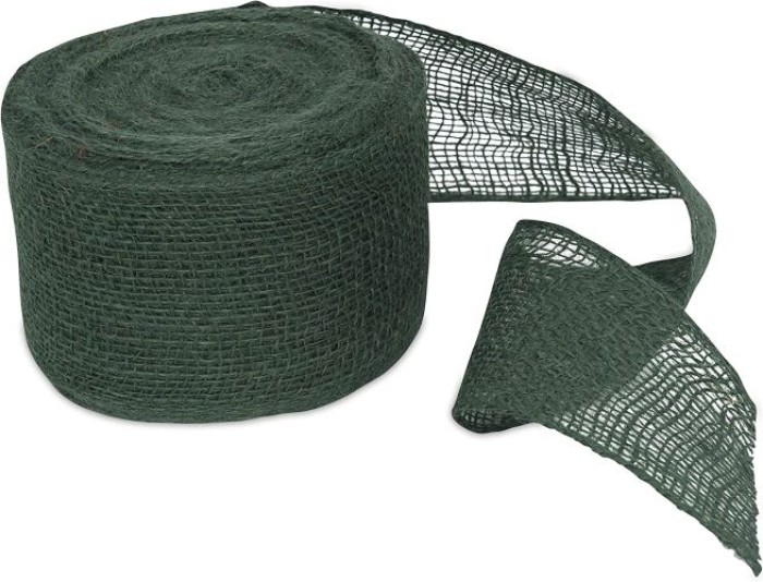 Windhager Jute-Wickelstreifend, 10 cm x 25 m, moosgrün 05851