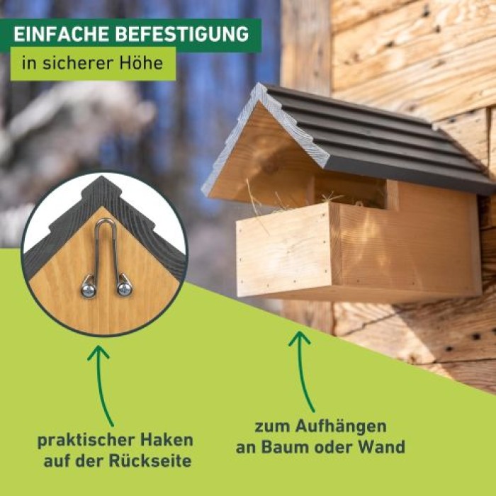 Windhager Nistkasten Loggia, 21,50 x 26,50 x 20 cm, 07675