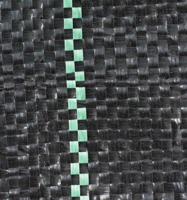 Windhager Unterboden-Gewebe, Anti-Unkrautgewebe, Bändchengewebe, Bodengewebe, wasserdurchlässig, 100 g/ m², 5 x 2 m, schwarz, 06751 6751