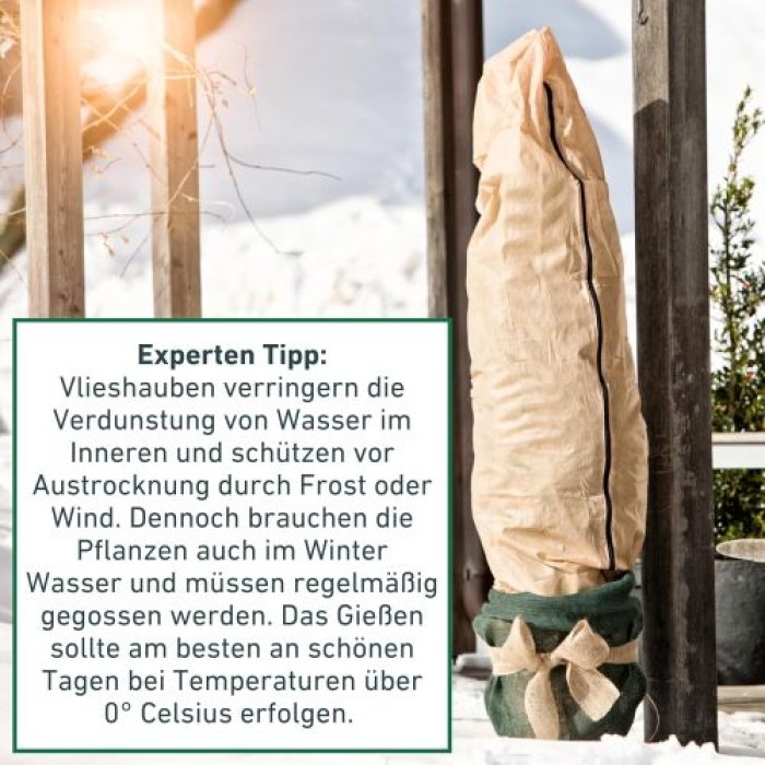 Windhager Winter-Vlieshaube Protect L, Kälteschutz, 0,6 x 1,8 m, 06819