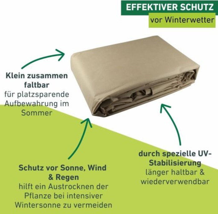 Windhager Winter-Vlieshaube SUPERPROTECT XXXL, 3.9 x 3.5 m, 07438