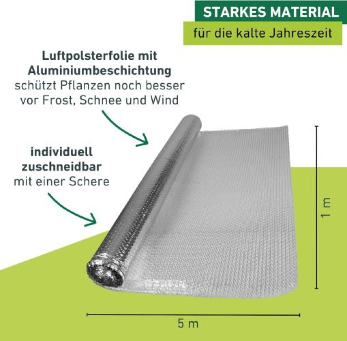 Windhager Winter Kälteschutzfolie SUPERPROTECT, 1 x 5m, 07483