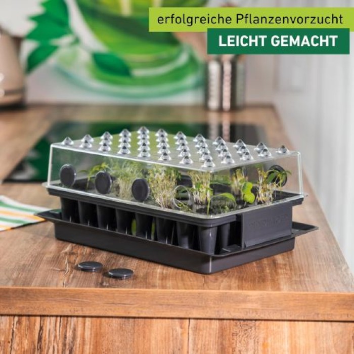 Windhager Wurzelvorschule RootXtender, Zimmergewächshaus für 40 Pflanzen, 05849