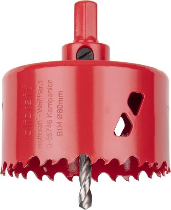 wolfcraft Bi-Metall-Lochsäge Arbeitsdurchmesser 86 mm, Schnitttiefe 40 mm, 5485000