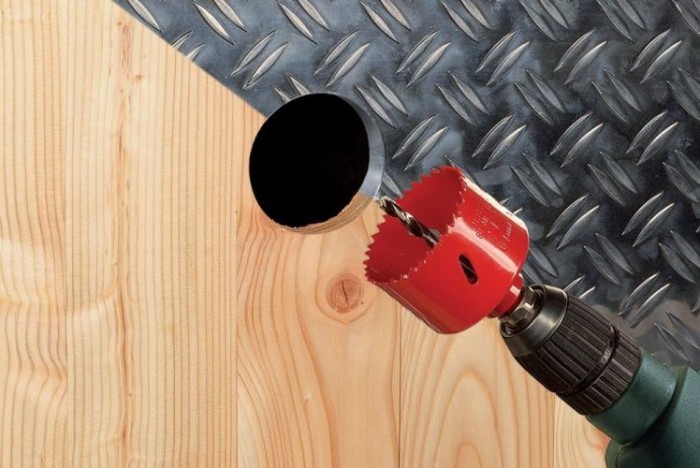 wolfcraft Bi-Metall-Lochsäge, Arbeitsdurchmesser 92 mm, Schnitttiefe 40 mm, 5492000