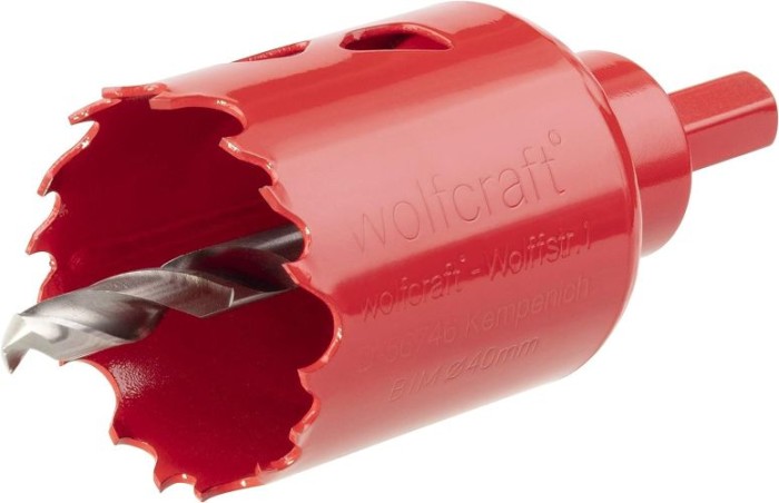 wolfcraft Bi-Metall-Lochsäge, Schnitttiefe und Arbeitsdurchmesser 40 mm, 5469000