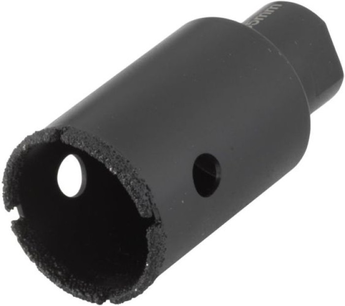wolfcraft Bohrkrone, diamantbestreut „Ceramic“, für Winkelschleifer, Arbeitsdurchmesser 35mm, 5943000