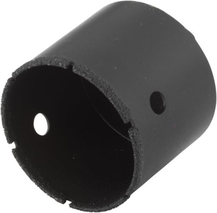 wolfcraft Bohrkrone, diamantbestreut „Ceramic“, für Winkelschleifer, Arbeitsdurchmesser 60 mm, 5948000