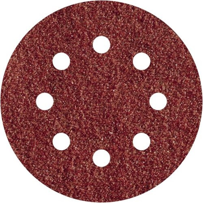 Wolfcraft Haft-Schleifscheiben-Set 25-tlg. für Exzenterschleifer, Arbeitsdurchmesser 125 mm 2259100