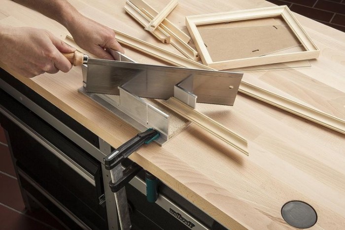 wolfcraft Handsäge, Zahnform geschränkt & geschliffen, Länge 300 mm, 6950000