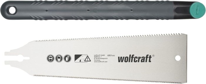 wolfcraft Japansäge, Beidseitig verzahnte Ryoba Handsäge, 240mm, 6951000