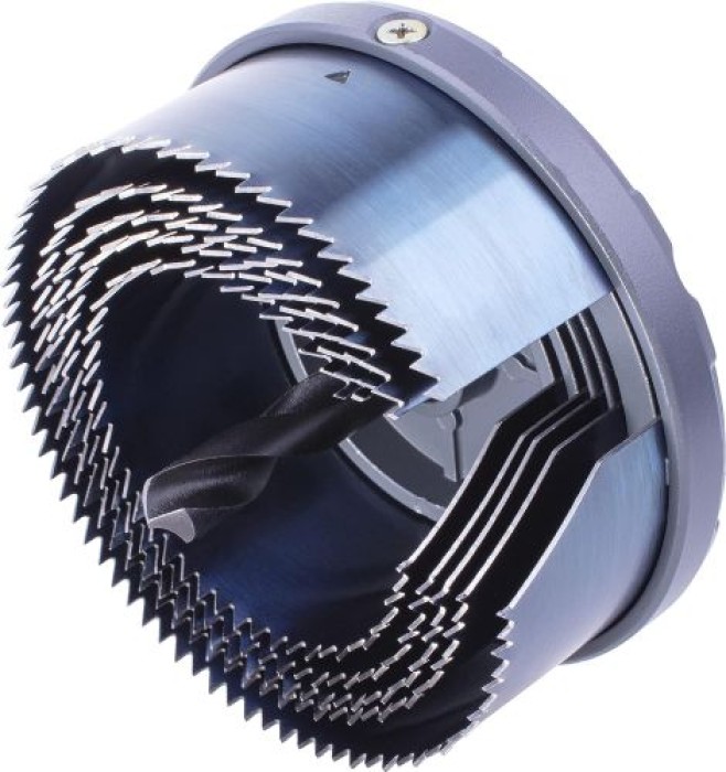 wolfcraft Mehrkranzlochsäge, DM 60-95 mm, mit 5 Schnellwechsel-Einsätzen, Schnitttiefe 33 mm, 2162000