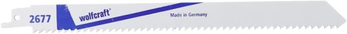 wolfcraft Säbelsägeblätter BiM, Holz mit Nägeln, Stahlprofile, feiner Schnitt, 5-190 mm, 2 Stück, 2677000
