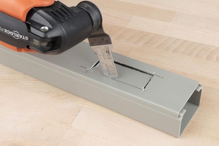 wolfcraft Tauchsägeblatt „Expert“ BiM, STARLOCK-Aufnahme, Kunststoff, Gipskarton, Holz mit Nägeln, 4253000