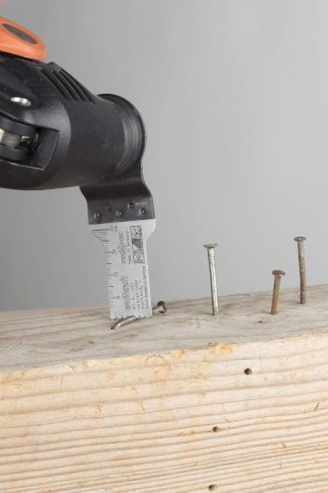 wolfcraft Tauchsägeblatt „Expert“ BiM, STARLOCK-Aufnahme, Kunststoff, Gipskarton, Holz mit Nägeln, 4253000