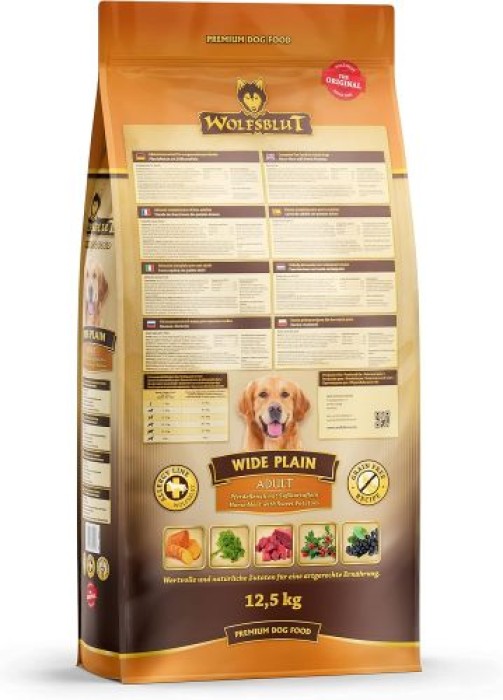 Wolfsblut Wide Plain Adult, Trockenfutter, 12,5 kg, WB784653