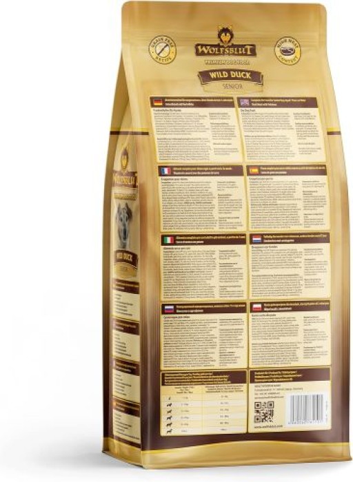 Wolfsblut Wild Duck Senior, Trockenfutter, 2 kg, WB761101