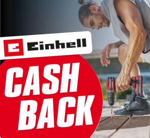 Einhell Cashback Aktion